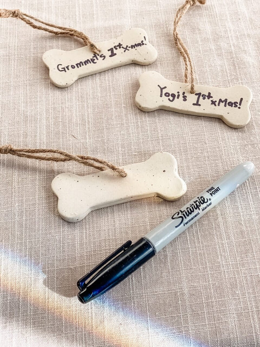 Personalized Dog Bone Ornaments