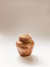 Load image into Gallery viewer, Wheel thrown vase in matte brown shino glaze 